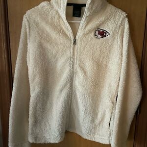 Kansas City Chiefs Cream  Fleece Jacket